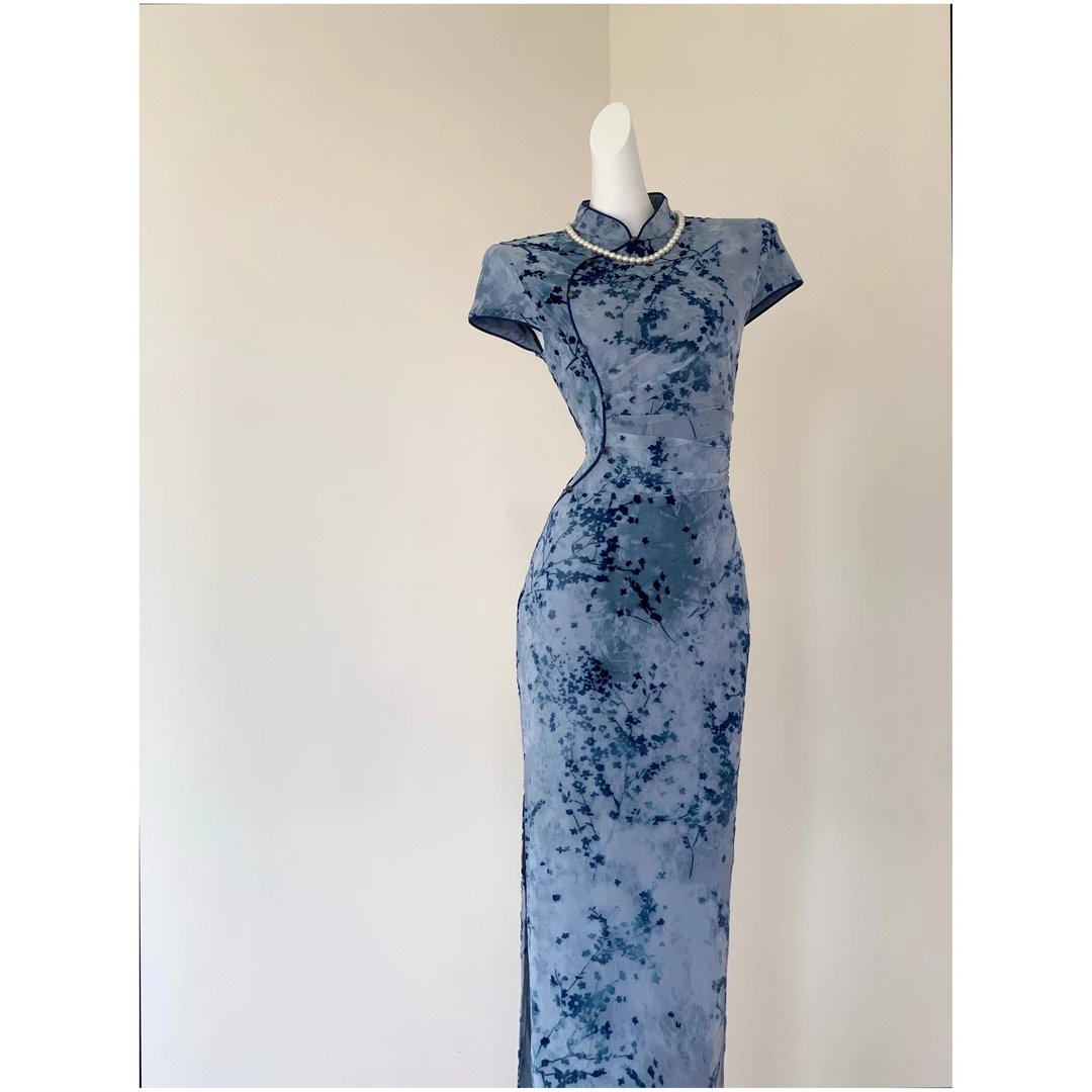 通勤新中式休闲风日常时尚旗袍夏季复古常规袖ins