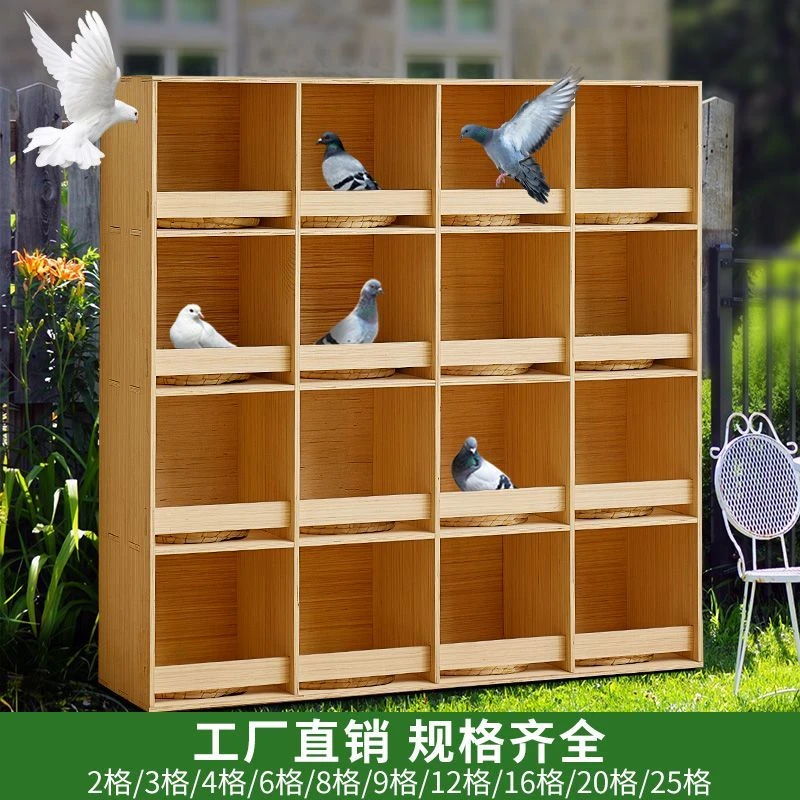 鸽具用品鸽子巢箱拼装鸽子窝信鸽赛鸽养殖配对笼抱窝养殖鸽子笼