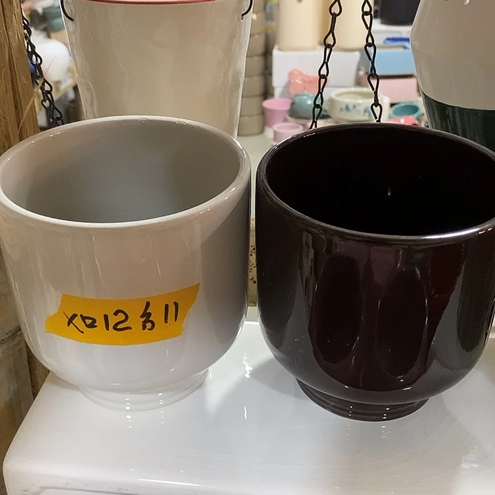 摆件陶盆有孔 微瑕介意勿拍