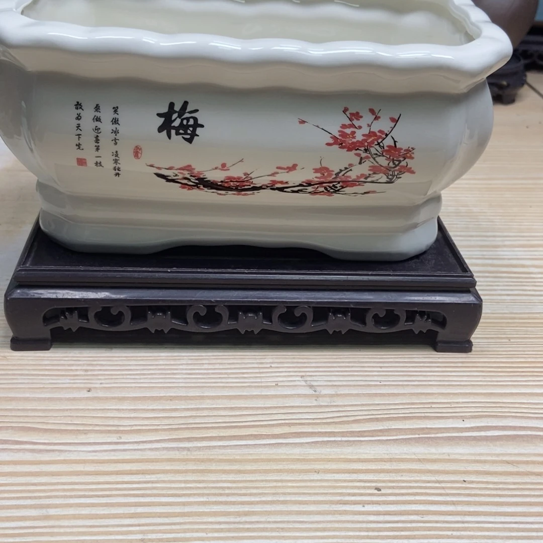 瓷片陶瓷花盆陶瓷艺术