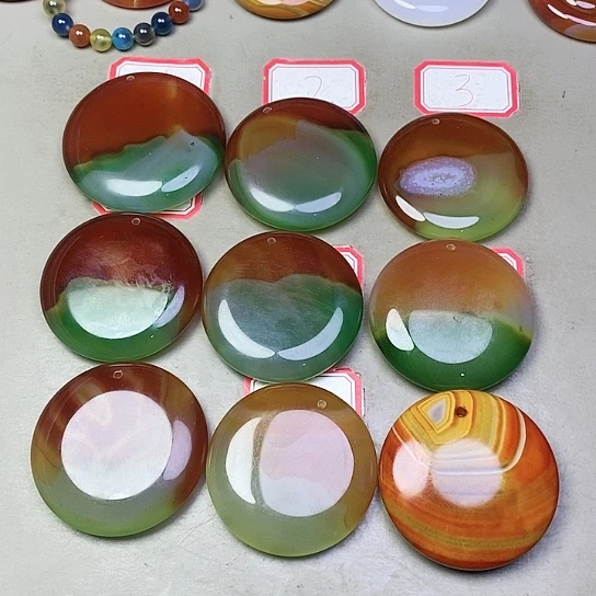 玛瑙/玉髓吊坠(不含链)未镶嵌用****6