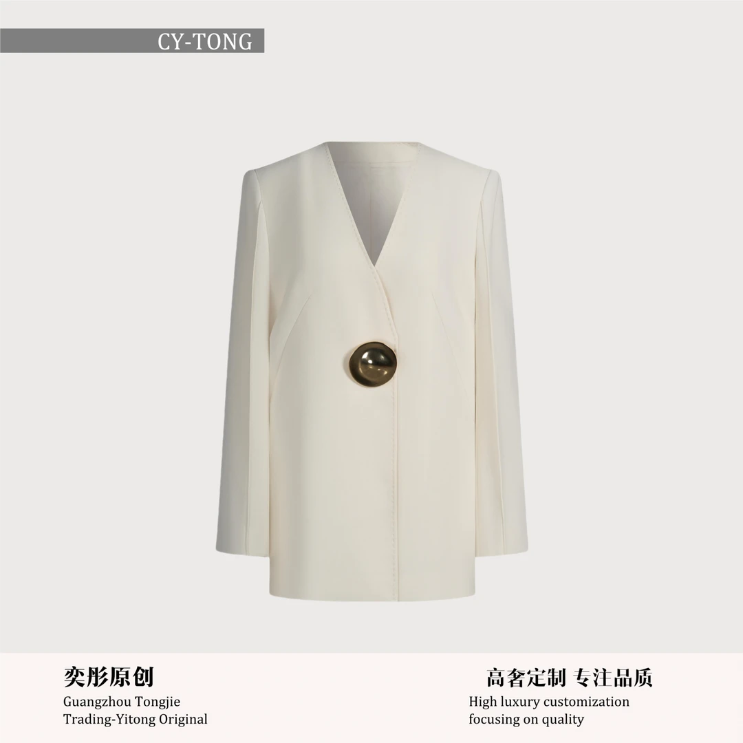 【彤姐原创】渐变丁达尔风春夏气质轻奢简约休闲西服外套S24B027