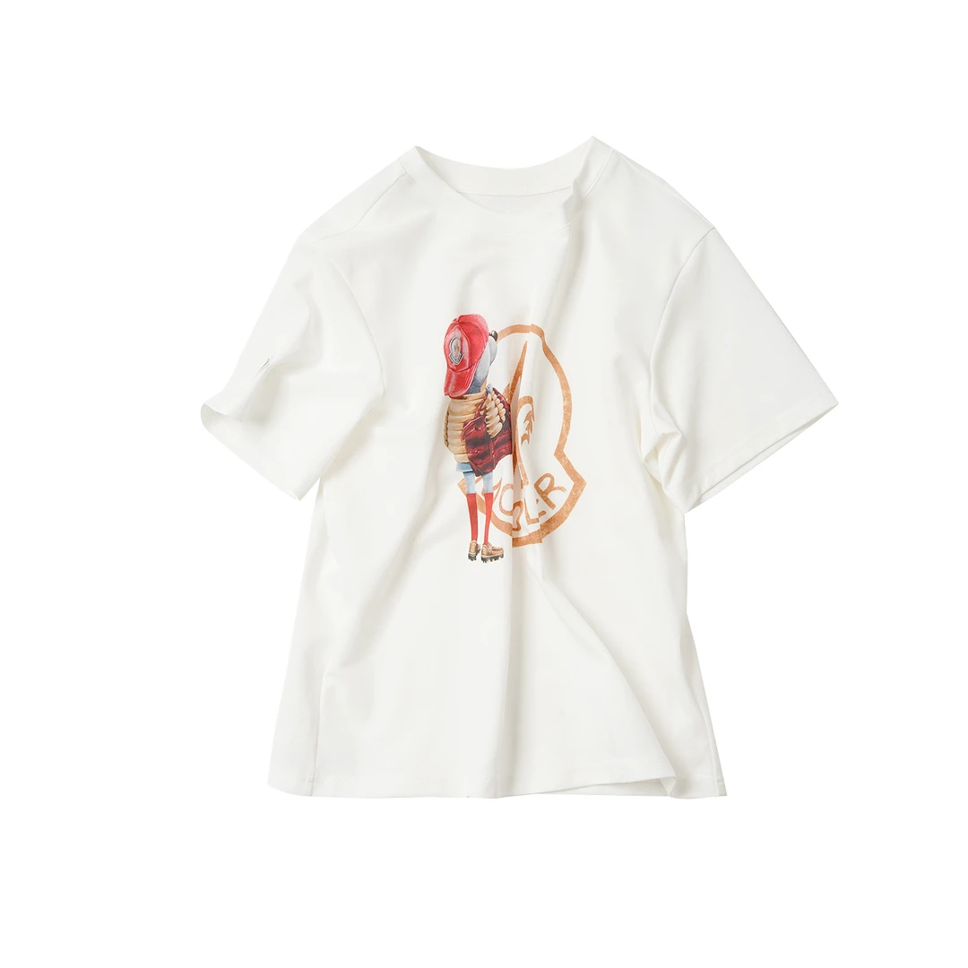 【卡通印花字母短袖】AATX56217潮牌可爱夏季新款舒适字母短袖