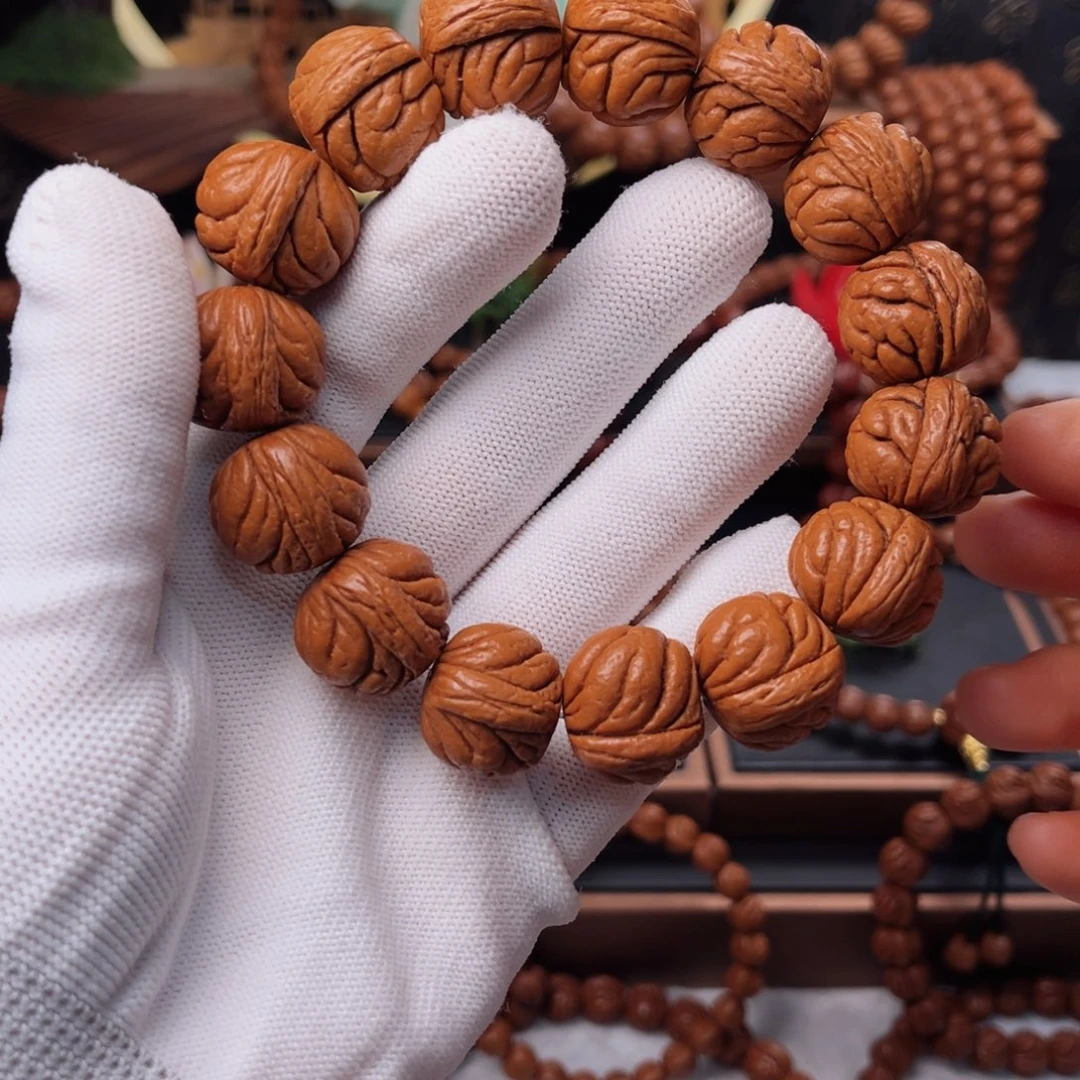 吊坠桃核哆**爹19霸王龙手串