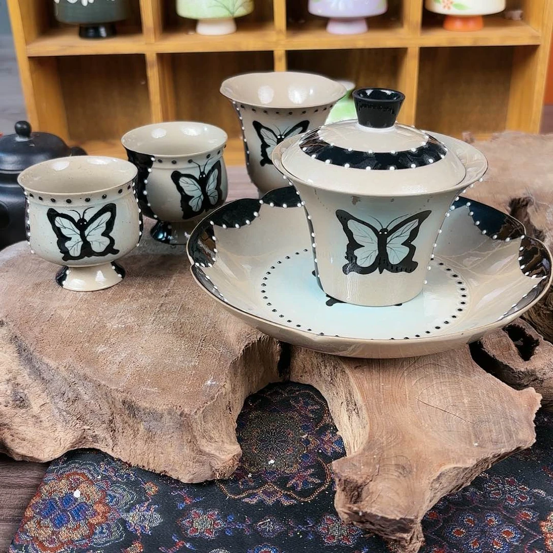 高温陶瓷茶壶茶杯盖碗等微瑕