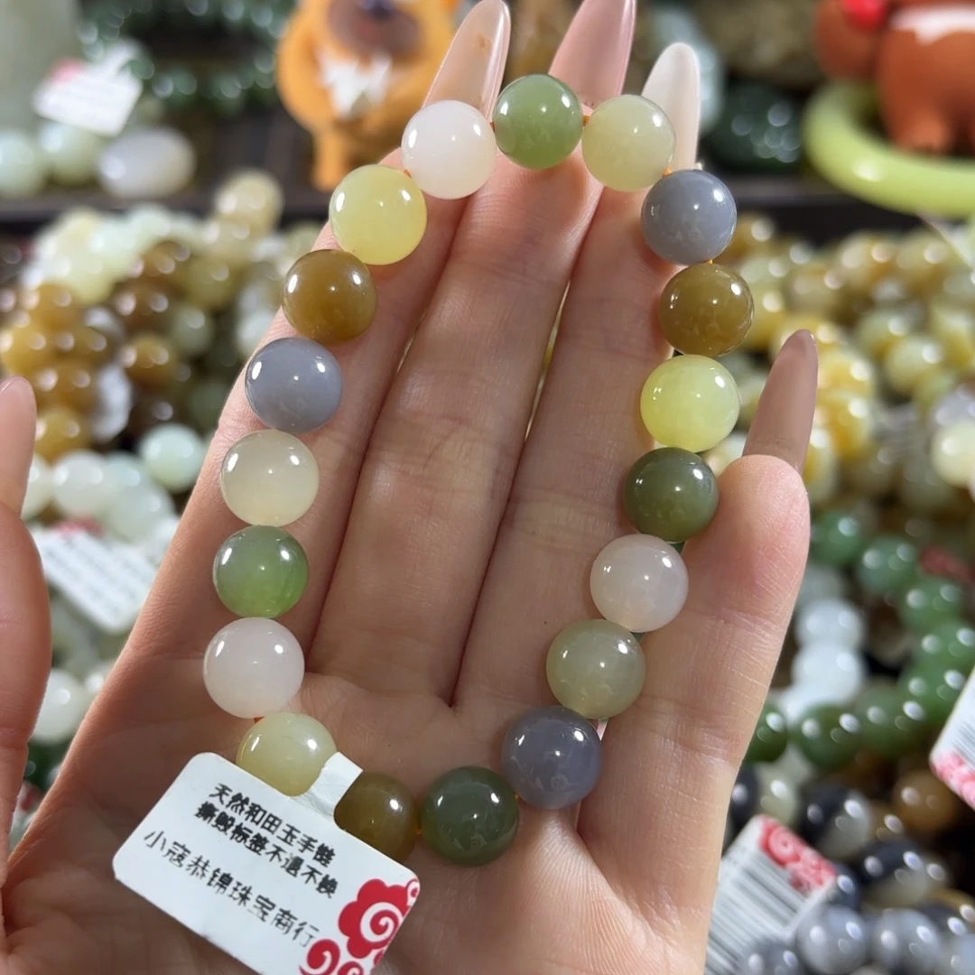 w***o和田玉未镶嵌手链55