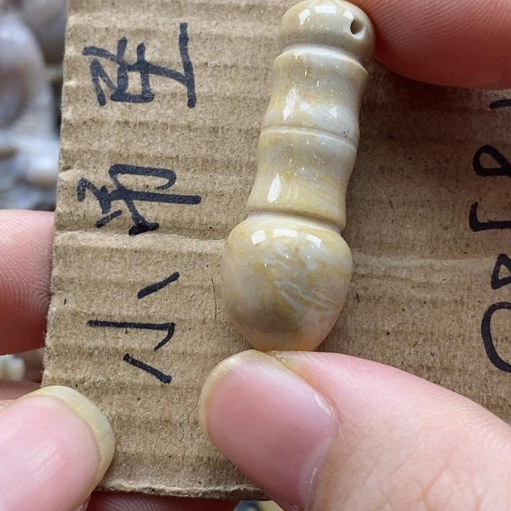 硅化珊瑚（珊瑚玉）颈饰未镶嵌丹*