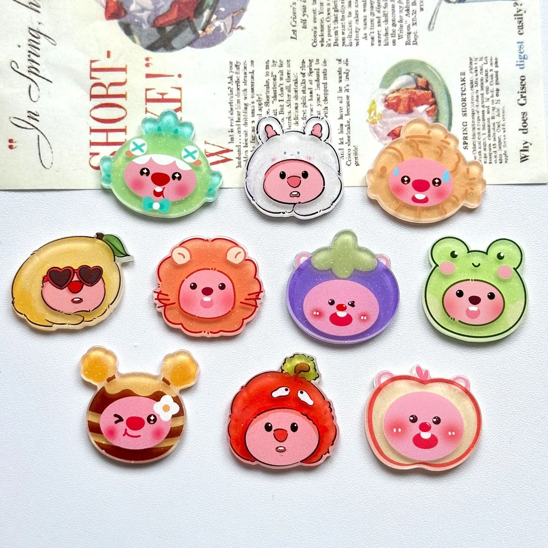 锌合金羽毛胸针 通水果帽子头像细闪贴片diy饰品配件胸针学生迷你