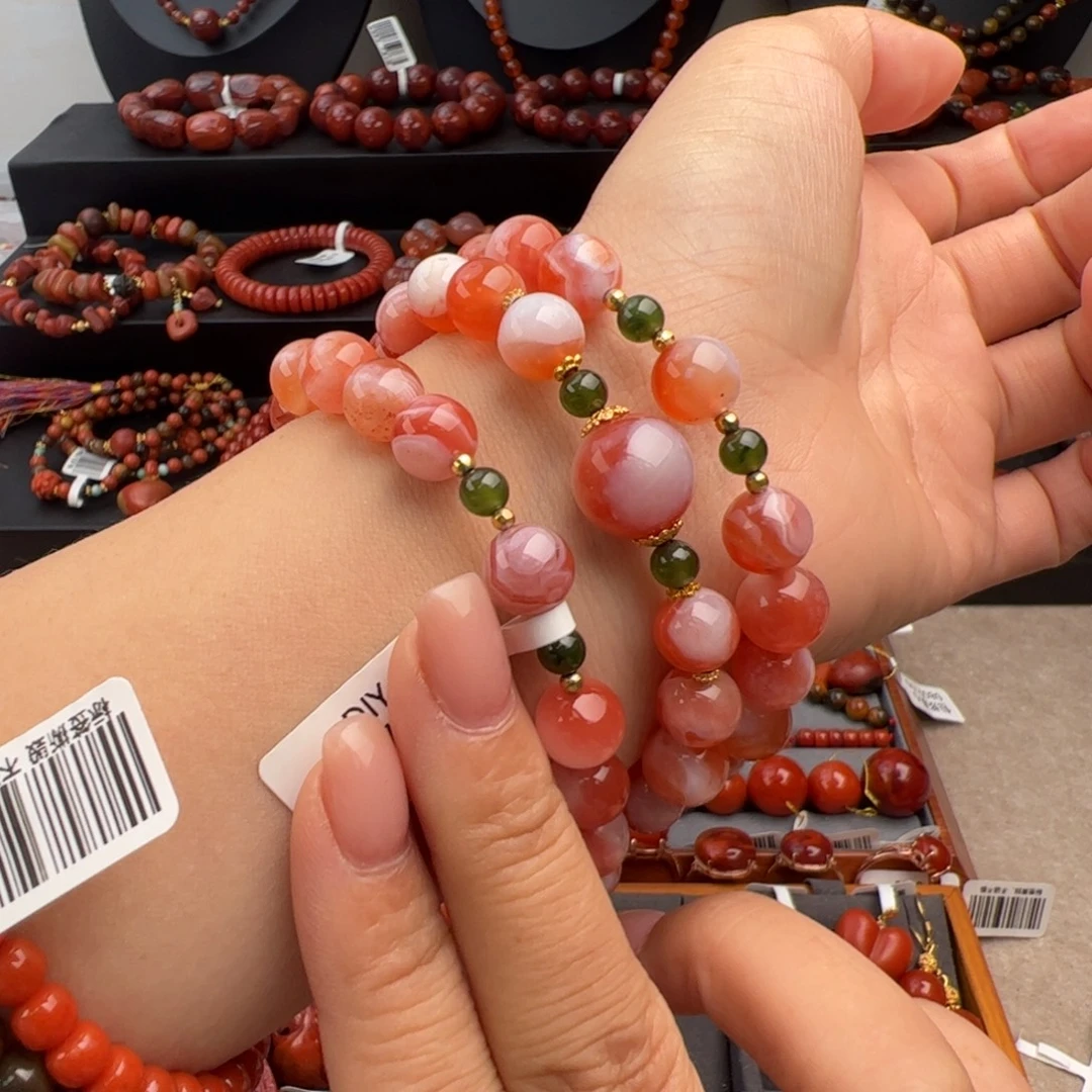 南红玛瑙未镶嵌（锦鲤毛衣链多用可9+）