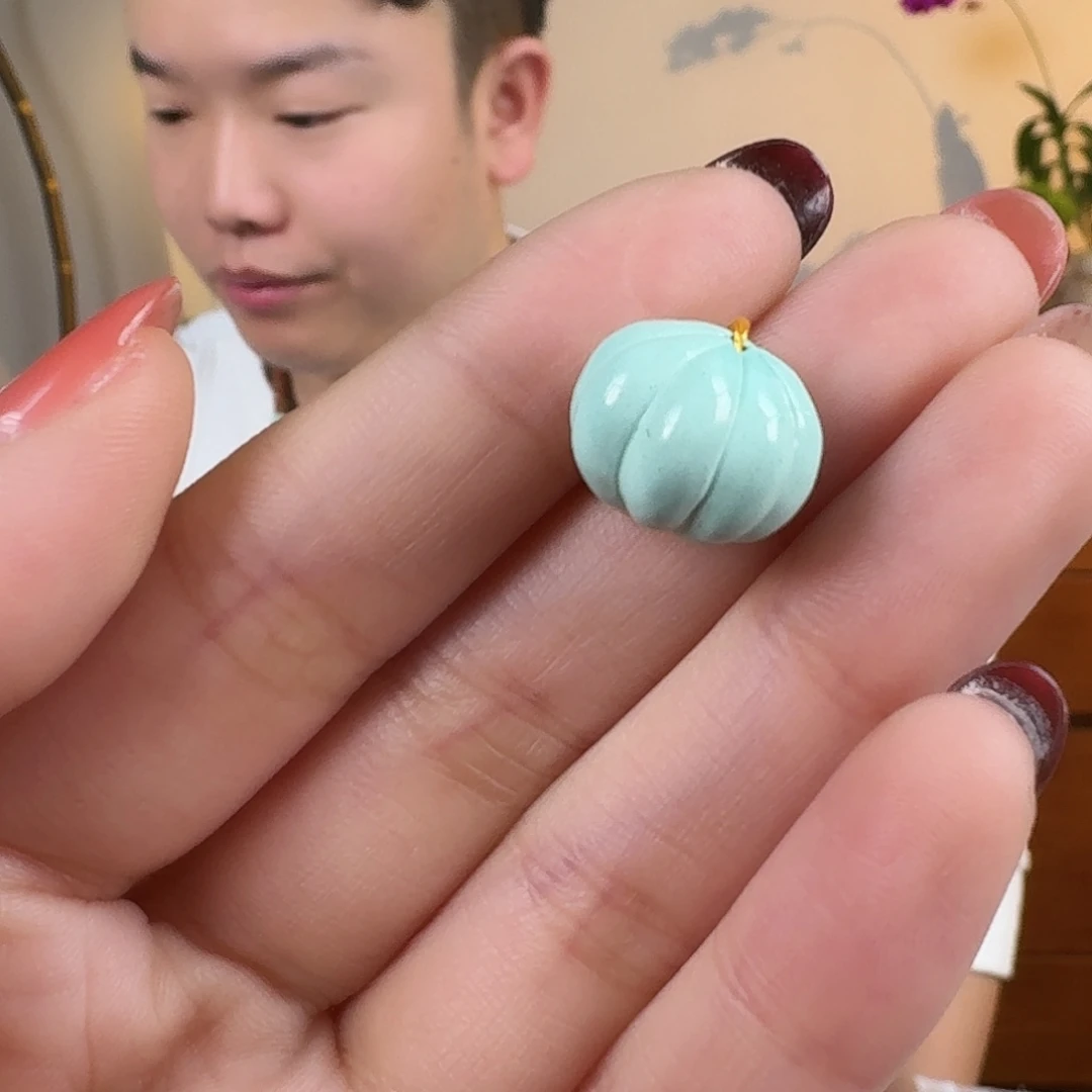 绿松石未镶嵌挂件