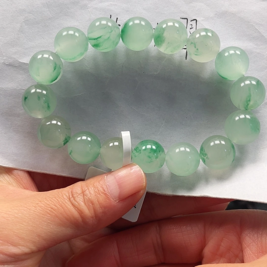 石英质玉手串未镶嵌从**终手串12.6