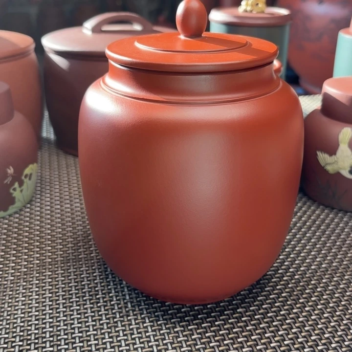 紫砂茶叶罐中高端紫砂茶叶罐
