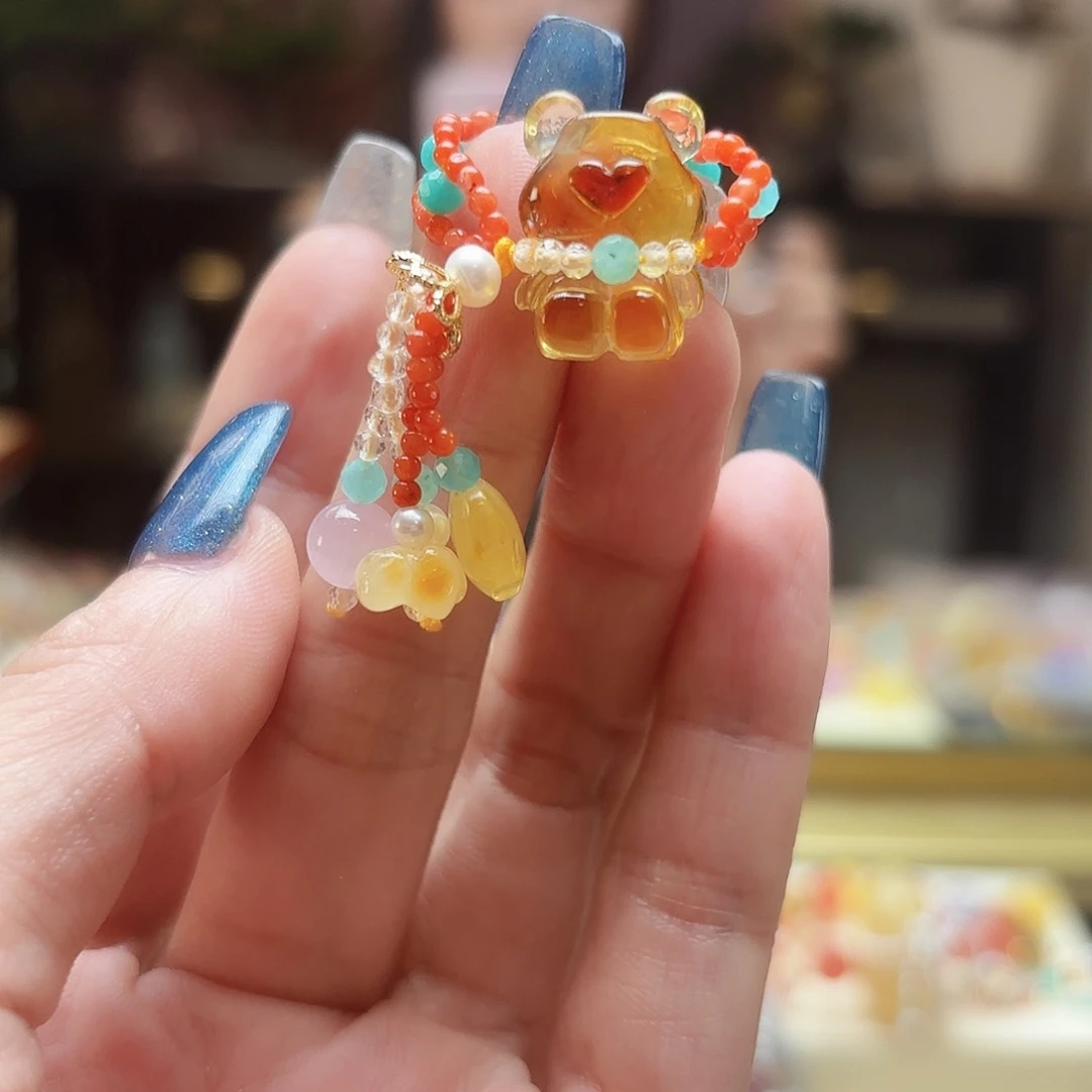 未镶嵌琥珀手链琥珀