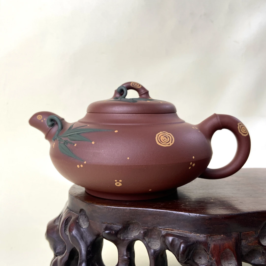 宜兴手工紫砂陶 （方华萍）茶壶GS4073-4