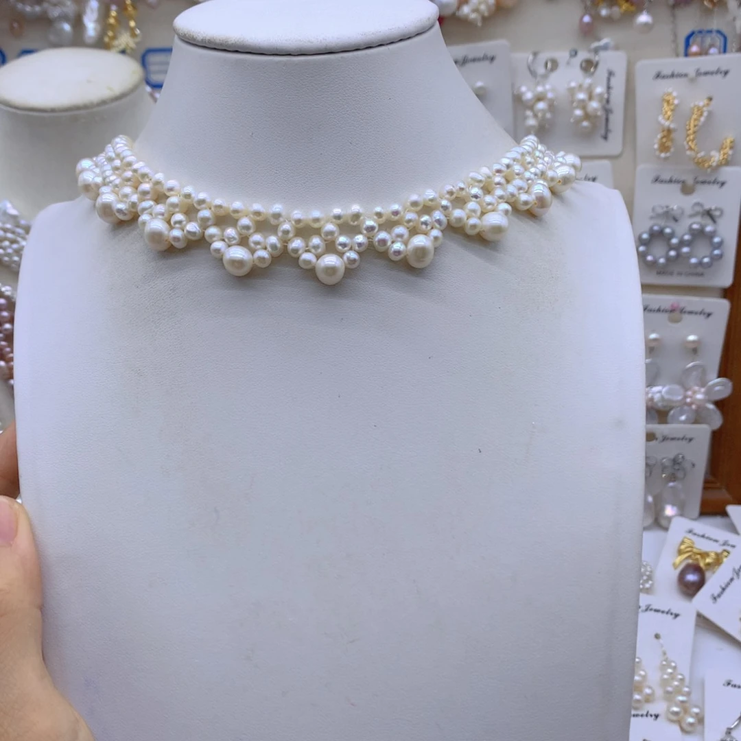 *****合金淡水珍珠耳饰项链