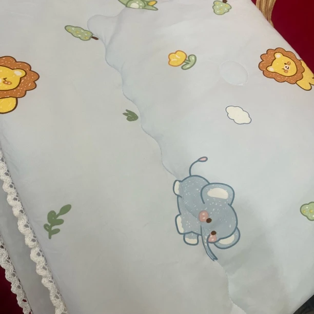 针织棉婴儿春秋被