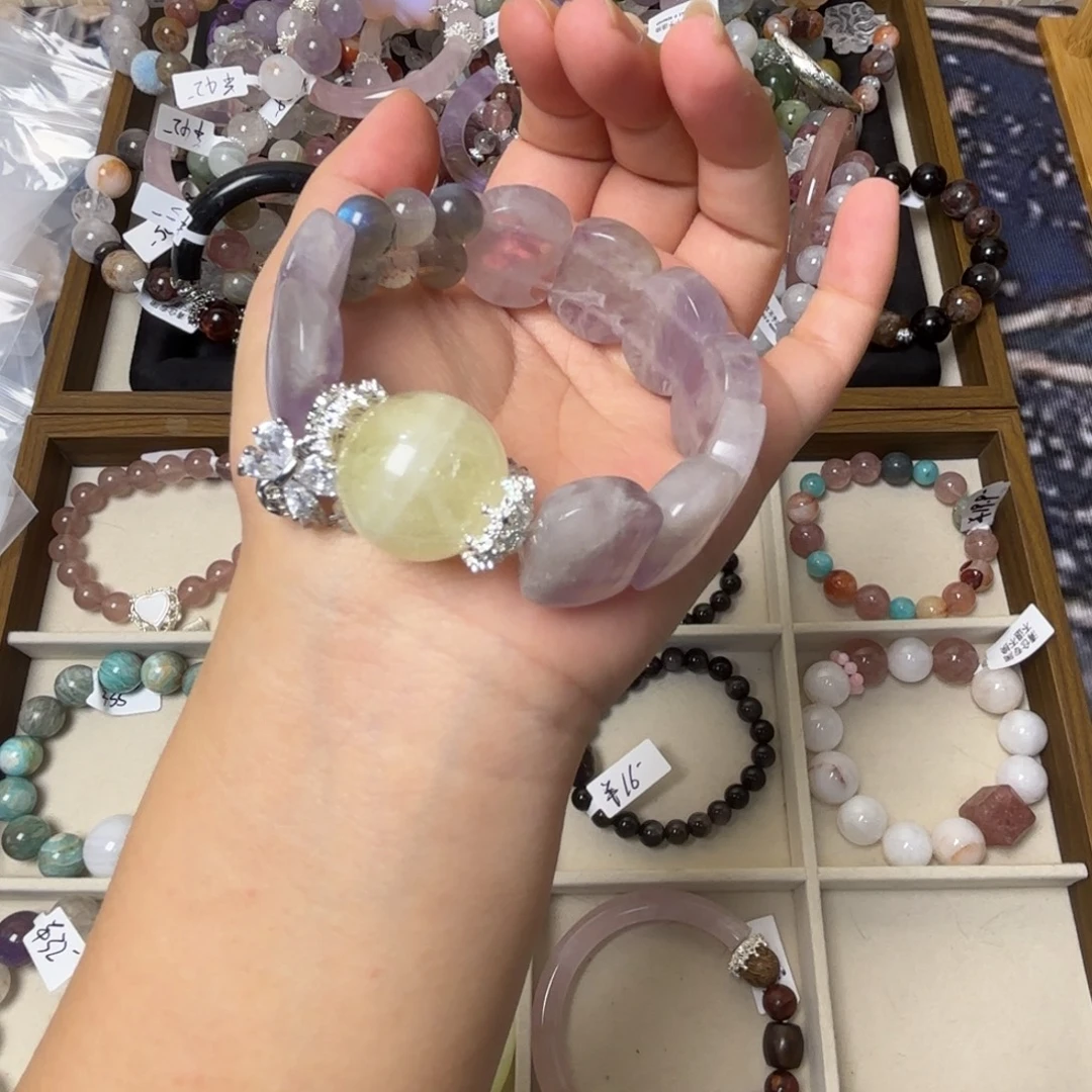 几***许未镶嵌水晶手链531 号孤品无售后