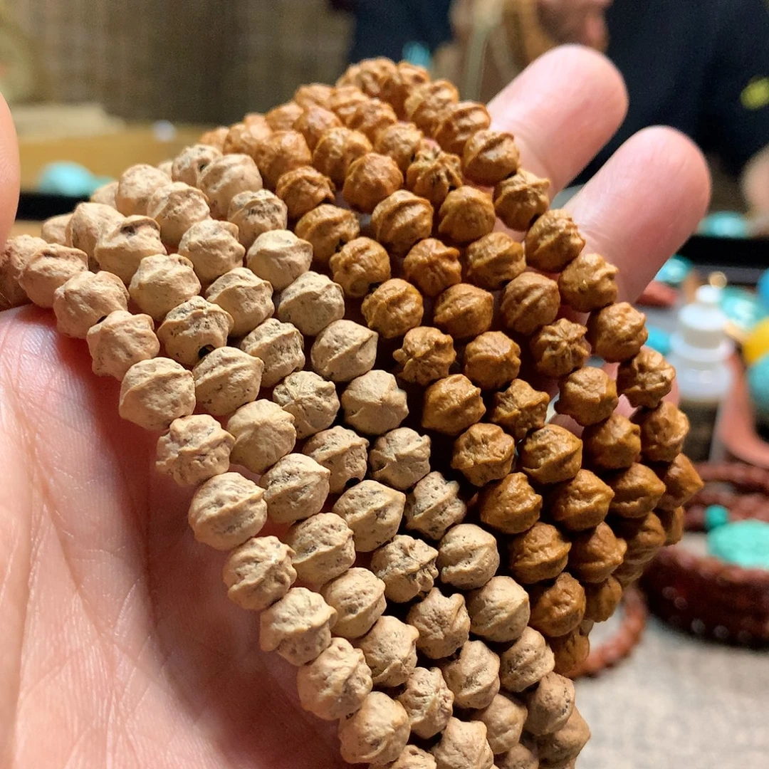 吊坠柏香籽/百香籽热振粉皮原桩横打毕业款