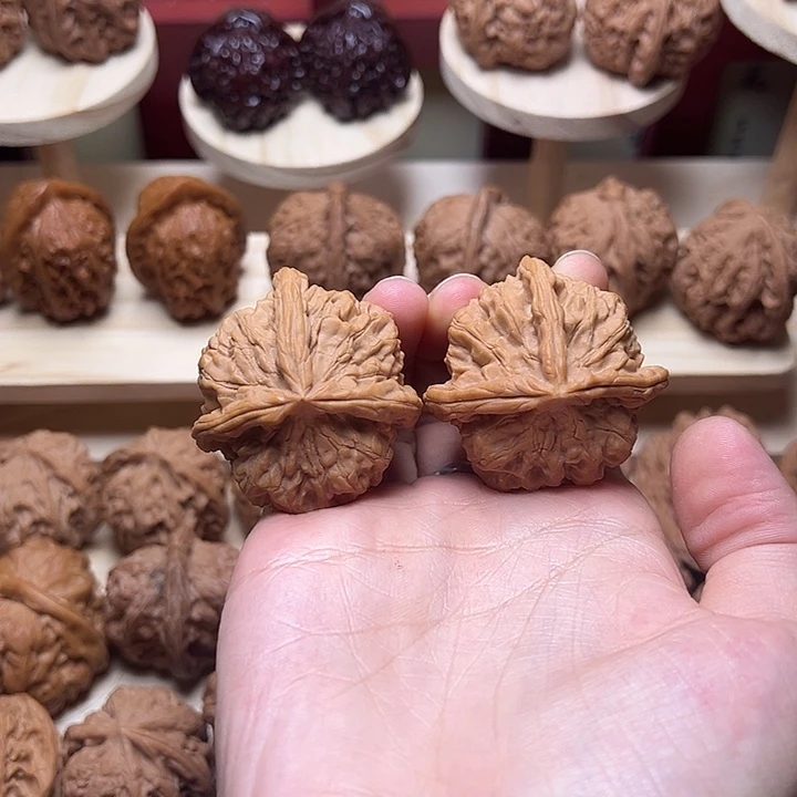 文玩核桃把件45全品无修玉玺丁字