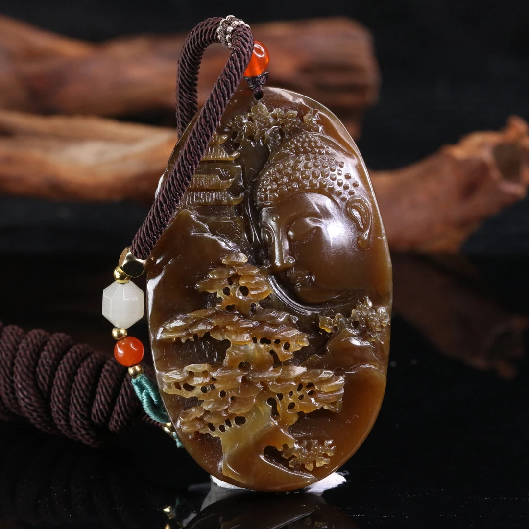 lot30和田玉山水牌/901438厦门保利拍卖