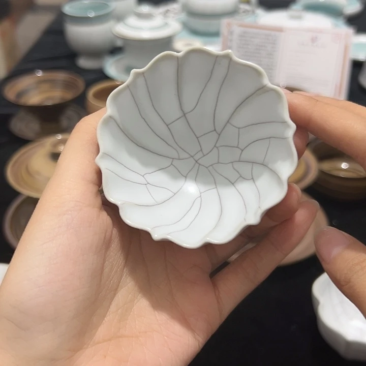 龙泉云间青瓷小米茶器