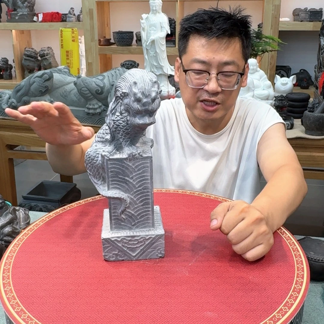 西安石晋錾石雕手工雕刻摆件