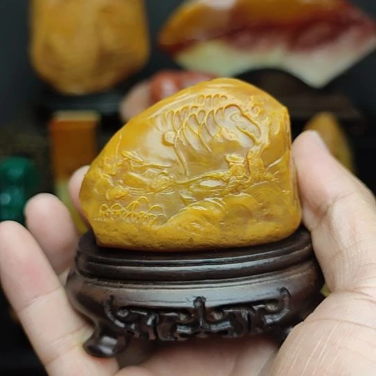 寿山石山水摆件摆件