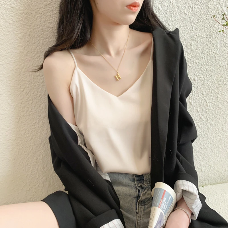 性感纯欲日系束身连衣吊带女轻奢甜美舒适睡裙迷人家居背心