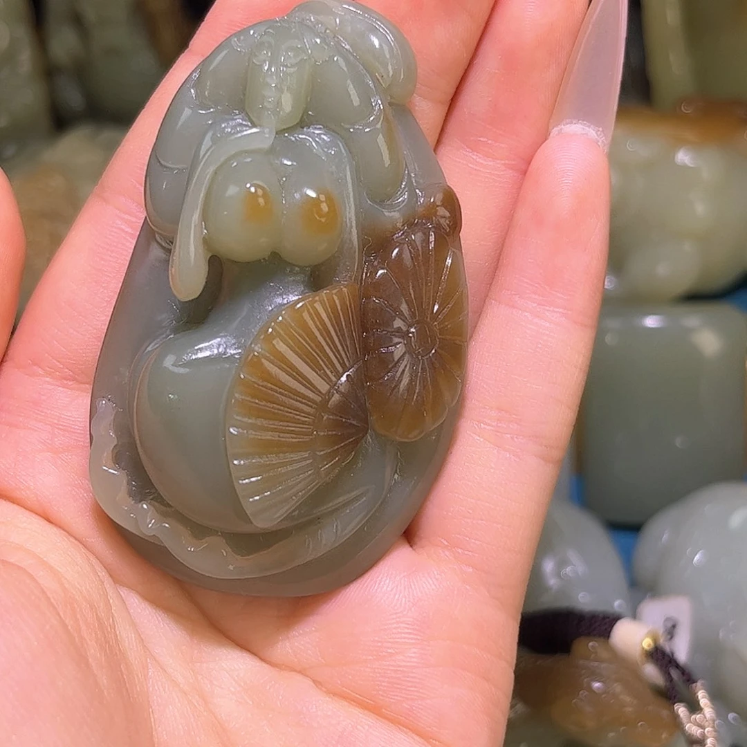 和田玉未镶嵌发饰