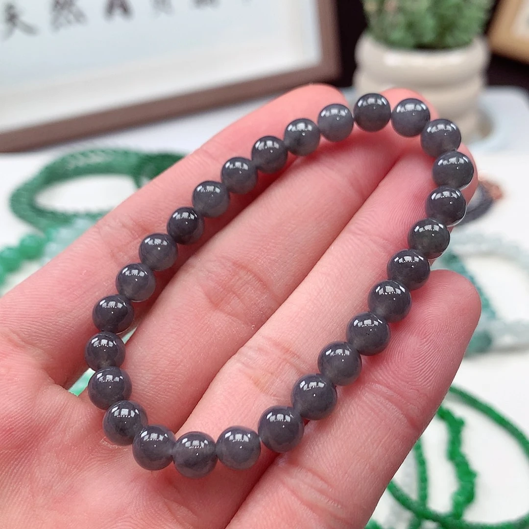 翡翠未镶嵌毛衣链