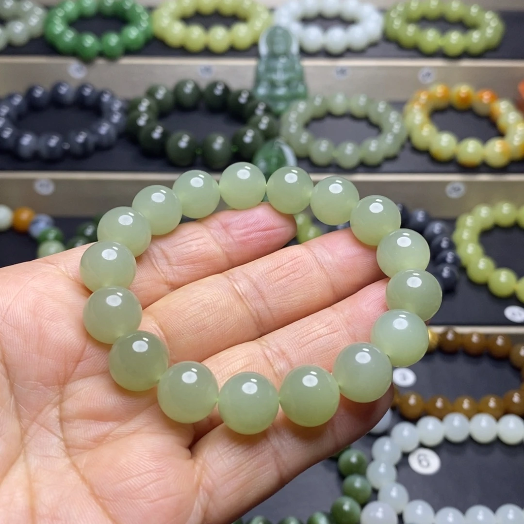 和田玉未镶嵌手串