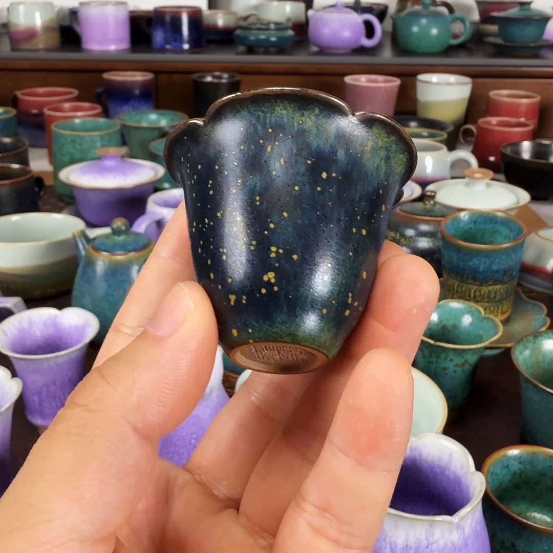 萤火虫釉花口杯任晓飞老师