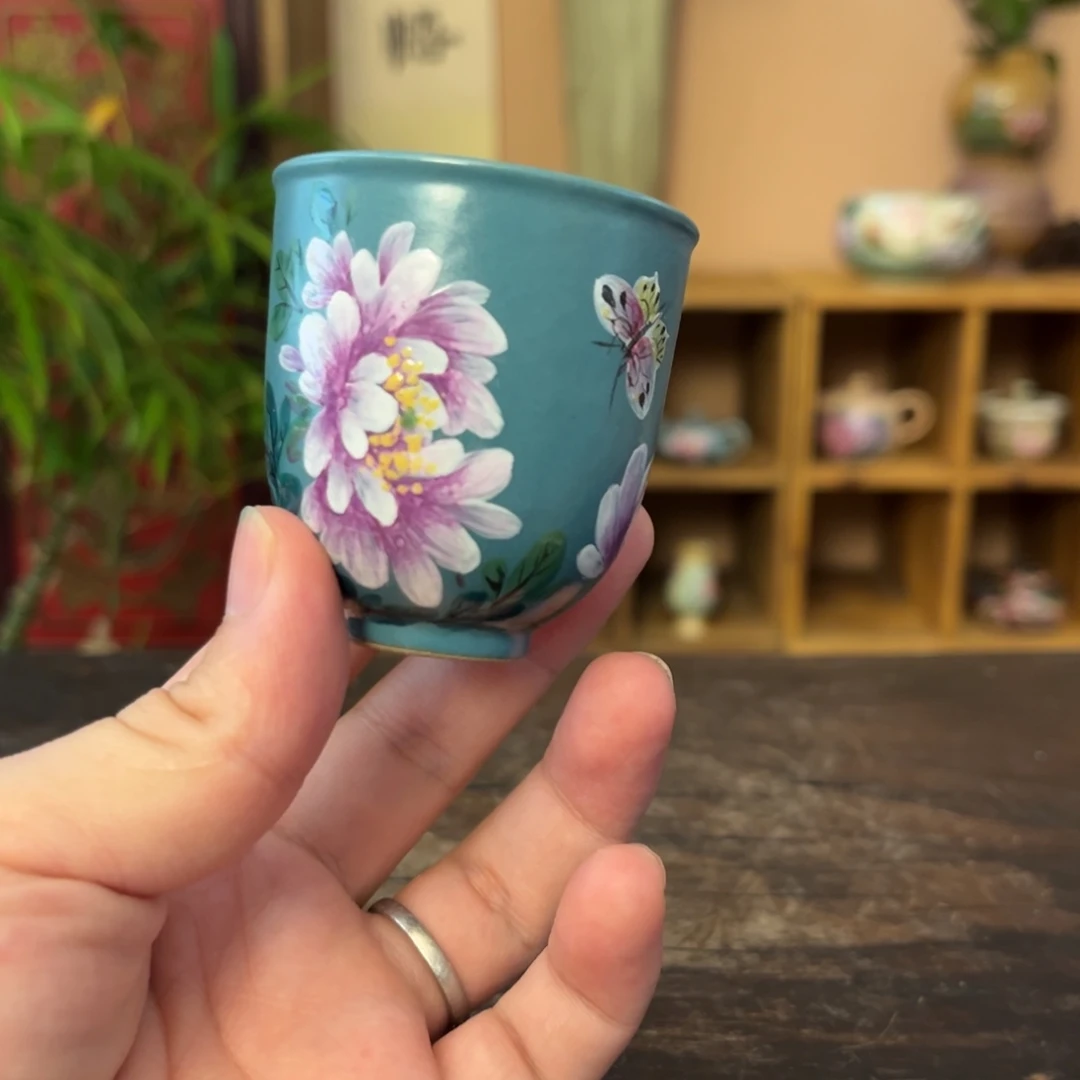 柴烧手工手绘陶瓷