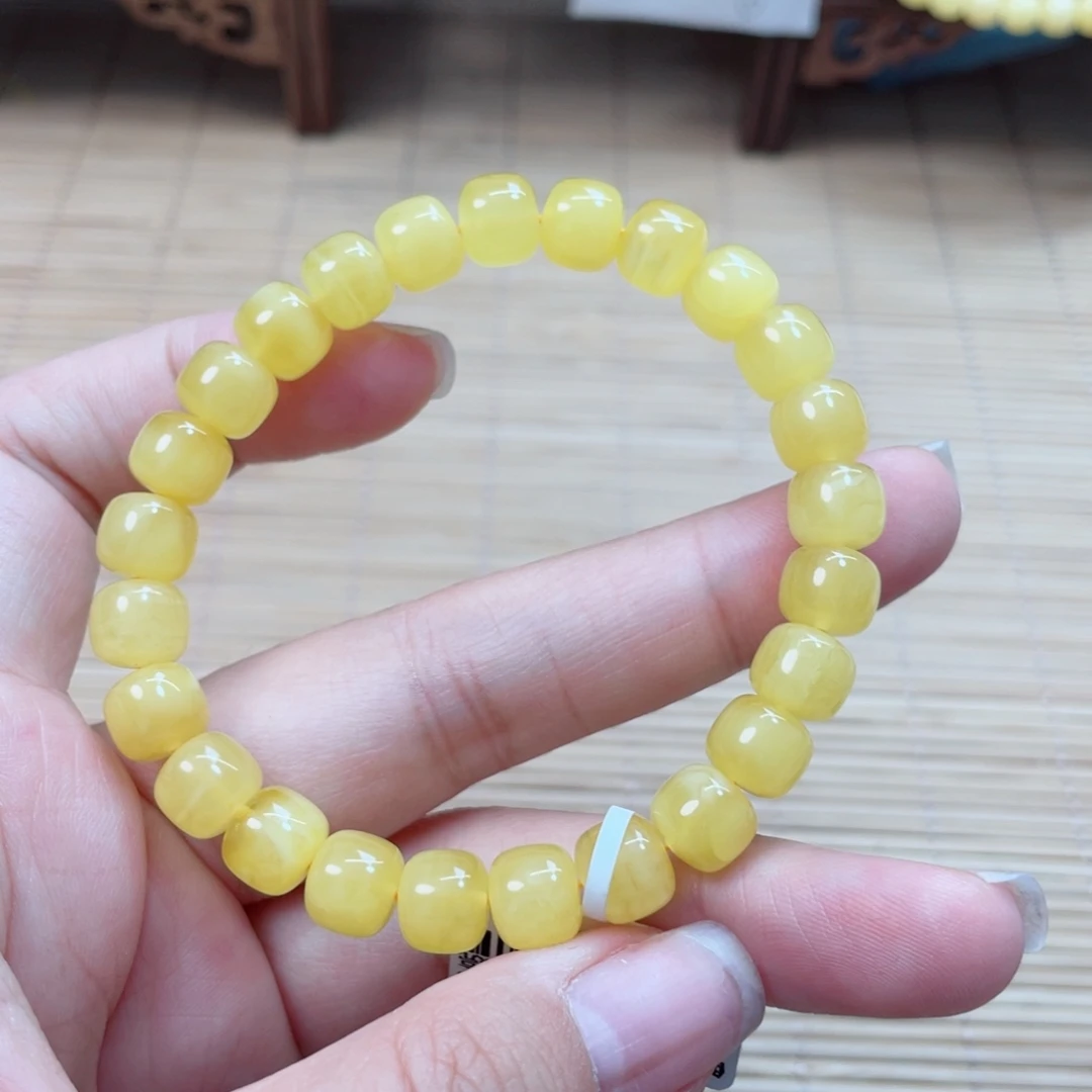蜜蜡未镶嵌手串蜜蜡
