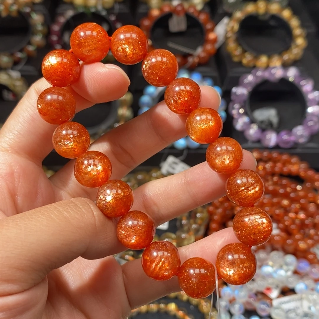 手链日光石未镶嵌Y092# 12.2mm