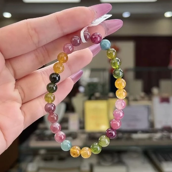 02572117碧玺/未镶嵌6mm+碧玺单圈17多样性发货