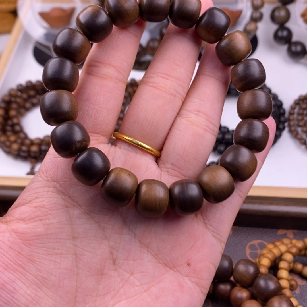 长***哥檀香木手串/手链1213奶香黑肉沉水正区老山檀