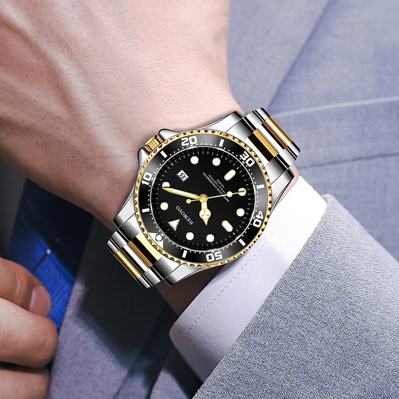 【LP主播补贴】德国注册品牌RENOVO罗诺威防水时尚男士手表-R81009