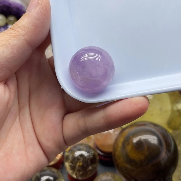 水晶未镶嵌珠宝半成品24mm