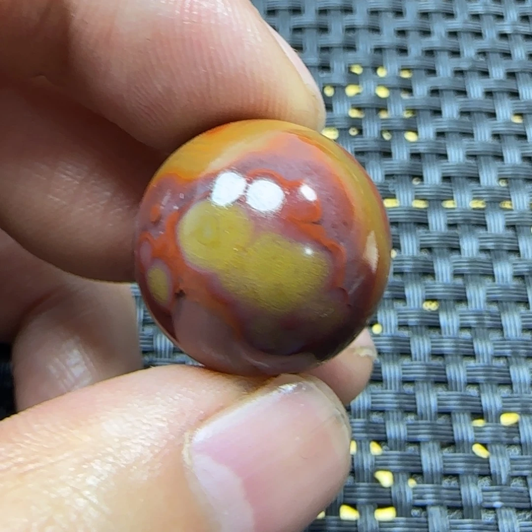 玛瑙/玉髓吊坠9K金镶嵌多**界