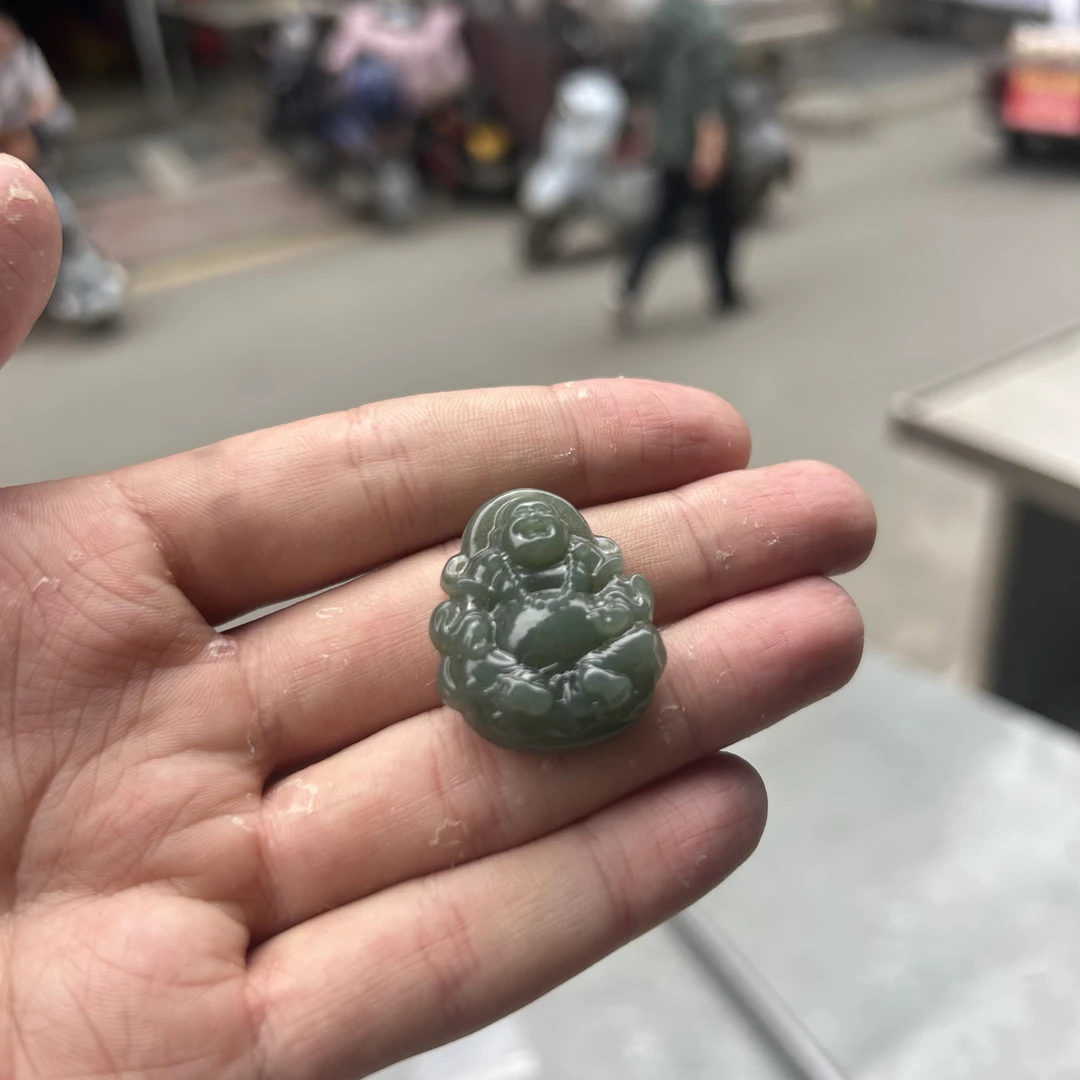 【潜珑】WX-4592春日珠宝和田玉青海料财神