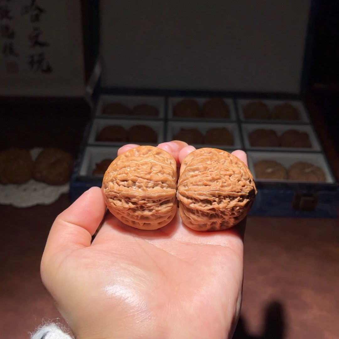 吊坠文玩核桃桃心铁锤43