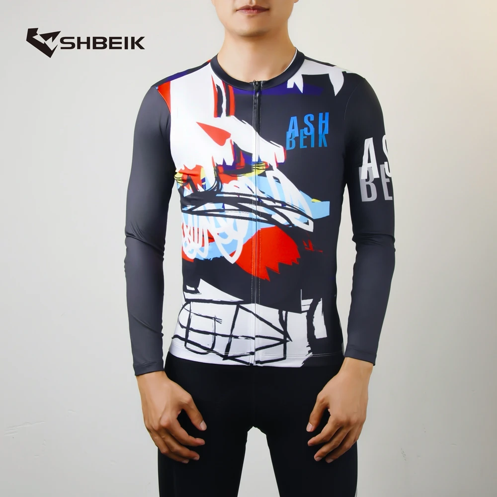 【入门级骑行长袖】25款高弹牛奶丝面料骑自行车长袖上衣吸湿排汗