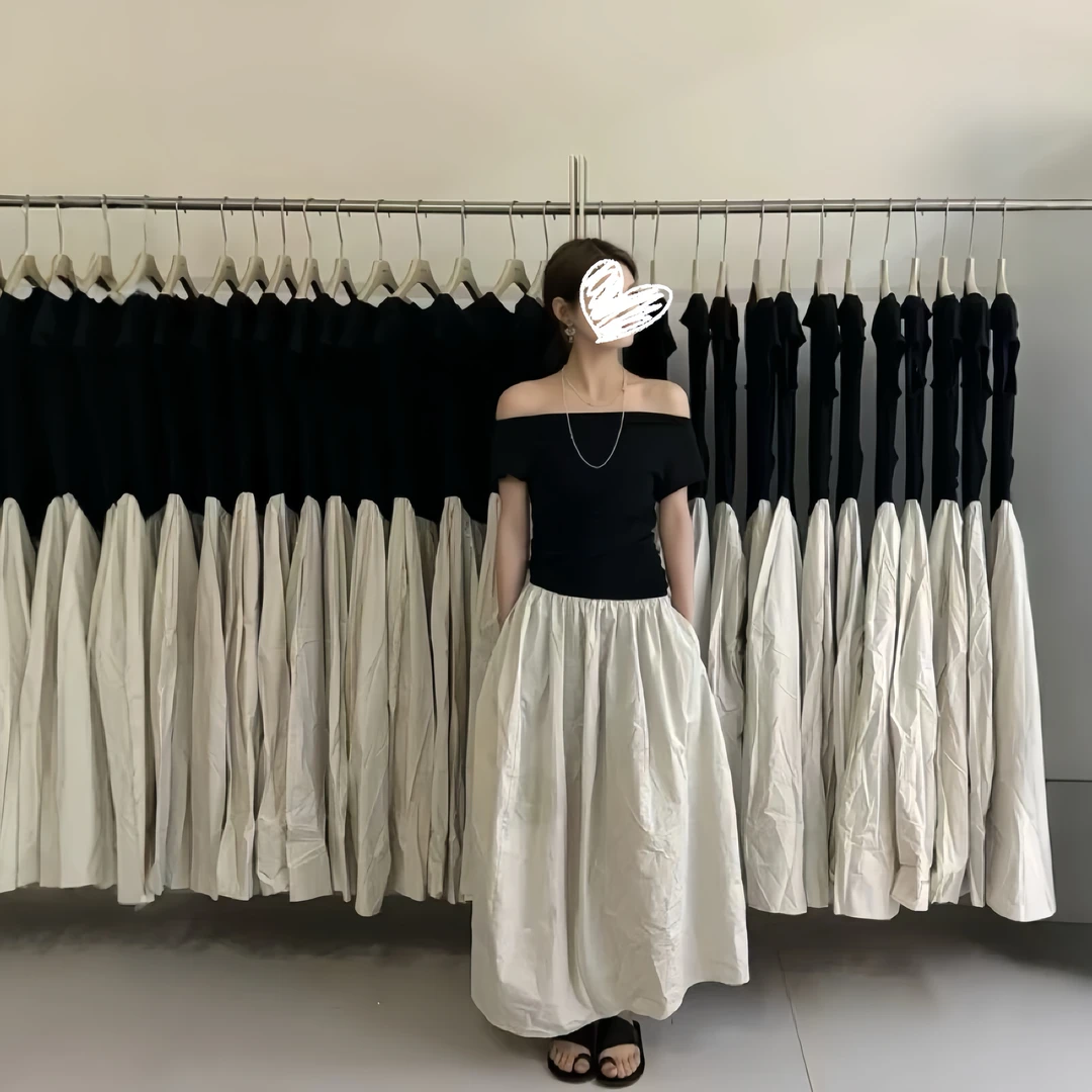 【本命裙】夏季新款韩系显瘦简约设计感百搭气质连衣裙