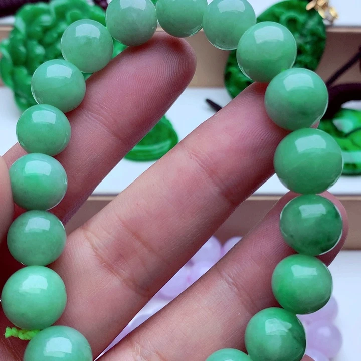 翡翠未镶嵌手链手串