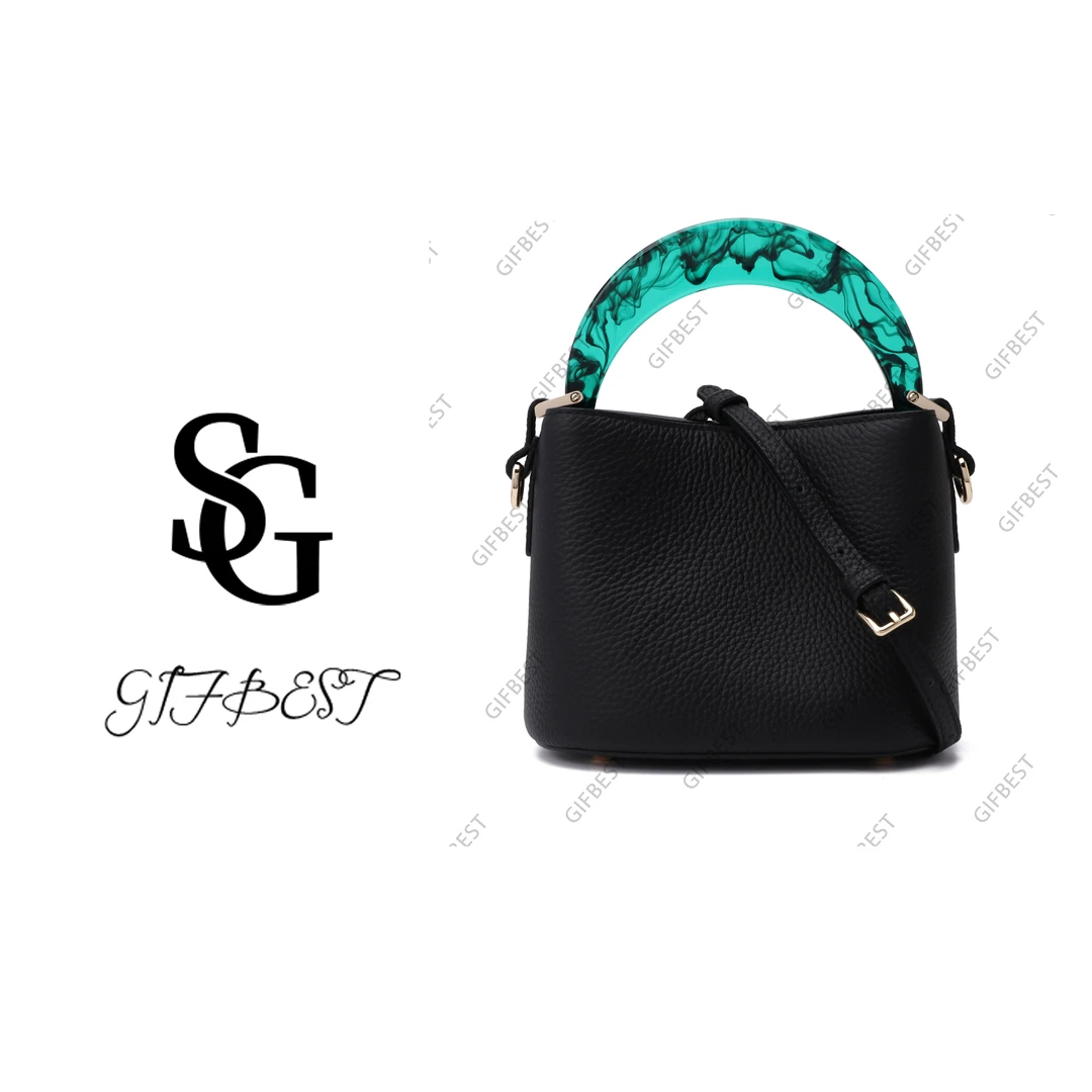 【尺寸：19*12*23】XUE-Y原创设计高定真皮手提斜挎女包D-9588