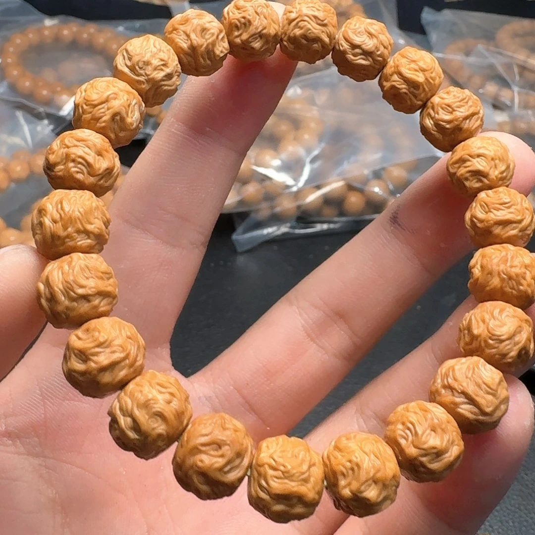手串猴头核桃游龙瑕疵款