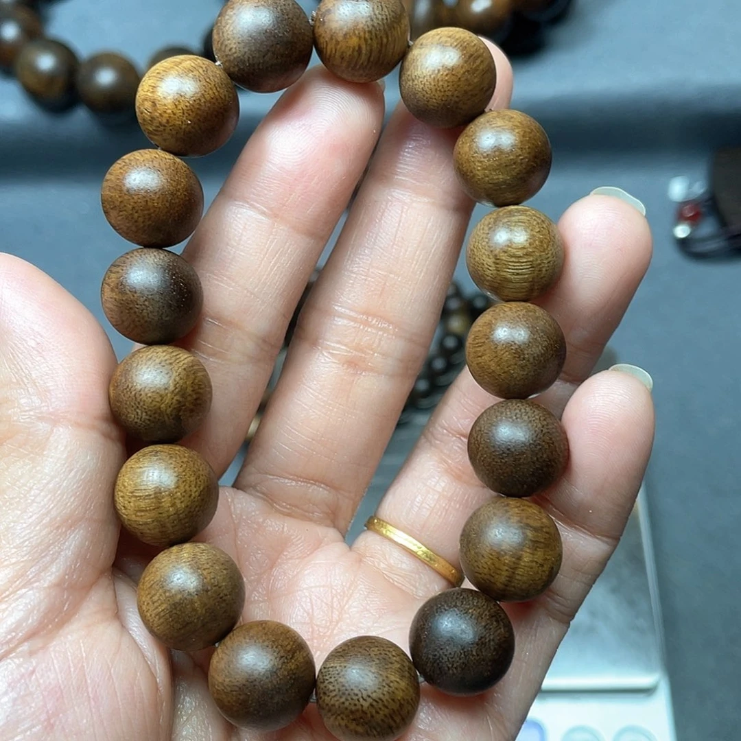 沉香手串富森红土1.2