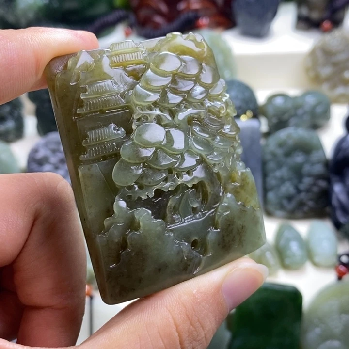 颈饰未镶嵌和田玉