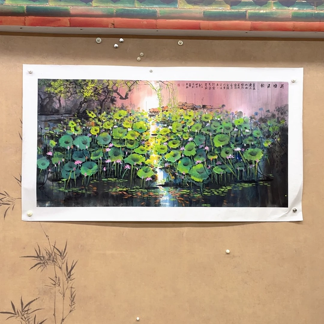 国画手绘国画，精品山水，画心